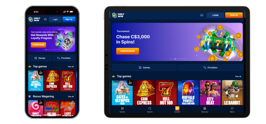 Why Choose The OnlyWin Casino Mobile Experience